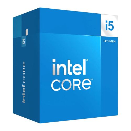 Intel Core i5-14500 CPU, 1700, Up to 5.0GHz, 14-Core, 65W (154W Turbo), 10nm, 24MB Cache, Raptor Lake Refresh Intel Core i5-14500 CPU, 1700, Up to 5.0GHz, 14-Core, 65W (154W Turbo), 10nm, 24MB Cache, Raptor Lake Refresh